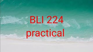 BLI 224 PRACTICAL  ignou blis practical  IGNOU Bli 224 practical work [upl. by Dulciana213]