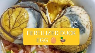 LETS CRACK AND PEEL FERTILIZED DUCK EGG 🥚EXOTIC BALUT CRACKING PEELING ASMR [upl. by Eilra]