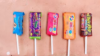 Lollipops Unpacking ASMR 🍭Chupa ChupsBig Babol Alpenliebe Lollipop Watermelon Lollipop [upl. by Teferi]