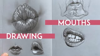 PRACTICE DRAWING MOUTHS [upl. by Arleyne121]