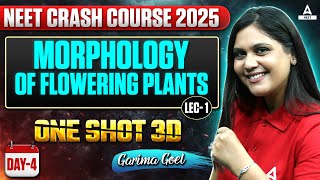 Morphology of Flowering Plants Lec 1 Class 11 One Shot  NEET Crash Course 2025  Garima Goel [upl. by Llyrat]