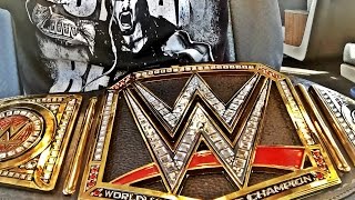 WWE World Heavyweight Championship commemorative belt unboxing [upl. by Duarte842]