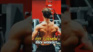 I tried the FST 7 back workout 🤝 bernardorebeil fitness gym [upl. by Etnahsal]