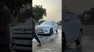 Brezza 2018 vitarabrezza trendingshorts carwash sultanpur zdi [upl. by Itin]