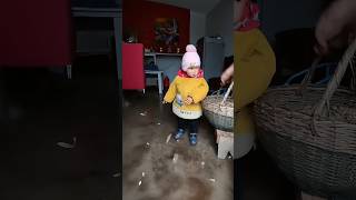 The twoyearold baby has a bad temper funny cutebaby [upl. by Akemahc]