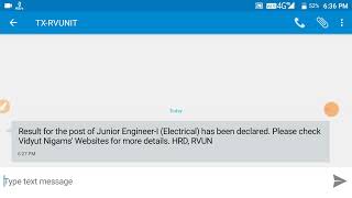 rseb jen electrical result declared on rvunl site [upl. by Arihas]