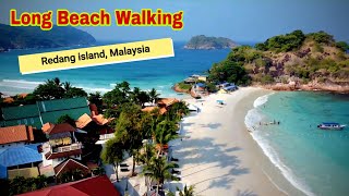 Redang island Pasir Panjang  Long Beach Walking  Malaysia Travel [upl. by Lazare]