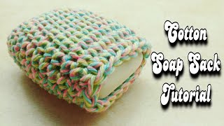 Quick and Easy Crochet Soap Sack Tutorial Great For Beginner Crochet [upl. by Natala]