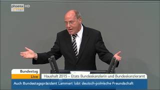 Bundestag Kanzleramtsetat Generalaussprache Teil 1 mit Gregor Gysi amp Angela Merkel am 10092014 [upl. by Nanaj]