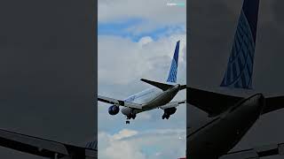 Amazing View of United Airlines Boeing 767 Landing at Heathrow [upl. by Griffith]