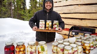 Pickling 350 Eggs  Preserving Food for Winter in Alaska [upl. by Vashtee19]