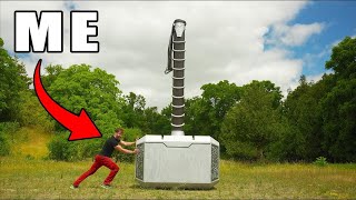 Building the WORLDS LARGEST THORS HAMMER [upl. by Mllly684]