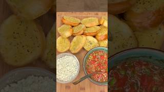 ROASTED TOMATO BRUSCHETTA shorts cooking recipe [upl. by Razec]