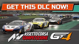 ACC GT4 Pack DLC  Assetto Corsa Competizione My First Impressions and Review [upl. by Zetroc275]