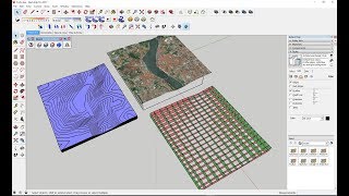 Como obter a decomposição de um terreno no SketchUp com o plugin Slicer [upl. by Illac]