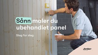 Sånn maler du ubehandlet panel  Steg for steg [upl. by Nnylirej]