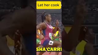 Let her cook Sha’Carri Richardson fyp trending running shacarririchardson [upl. by Onimod703]