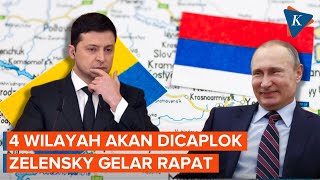 4 Wilayah Ukraina Akan Dicaplok Rusia Zelensky Gelar Rapat Darurat Keamanan [upl. by Yhtommit]