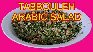 RAMADHAN  03 HOW TO MAKE TABBOULEH SALAD IN ARABIC RECIPE Lovy2011 [upl. by Adena370]