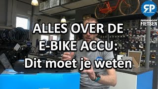 ALLES OVER DE EBIKE ACCU Dit moet je weten [upl. by Pegeen]