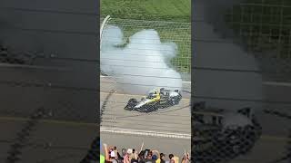 Colton Herta and Alex Palou Music City GP burnouts [upl. by Burrton]