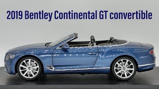 Norev 118 Bentley Continental GTC convertible [upl. by Hardden]