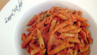 Penne Vodka Recipe  by Laura Vitale  Laura in the Kitchen Ep 101 [upl. by Ardiedak463]