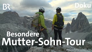 Dolomitentour an Sextener Sonnenuhr Unterwegs mit Mutter und Sohn  BergaufBergab  BR [upl. by Masao508]