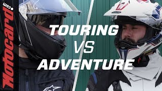 Equipación de moto TOURING vs ADVENTURE Las 4 diferencias [upl. by Maleki664]