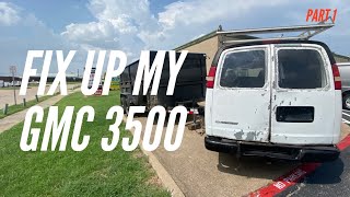 Getting Side Doors For My GMC Savana 3500  Part 1  Building A Party Rental Business [upl. by Eynahpets]