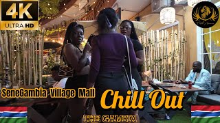 4K Senegambias Village Mall in Kololi Nightlife Walking Tour In THE GAMBIA West Africa [upl. by Eicnahc985]