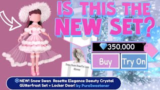 WAS THE NEW SET LEAKED 🫢 HOW MUCH WILL IT COST 💸 Royale High New Glitterfrost Set 2023 [upl. by Nesnar100]