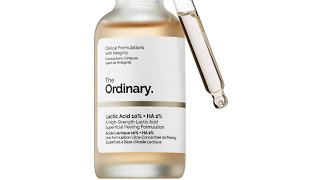 The Ordinary Lactic Acid 10  HA Exfoliating Serum Review and How to Use [upl. by Lettie]