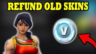 How To Refund Old Fortnite Skins 2024 [upl. by Htebazila870]