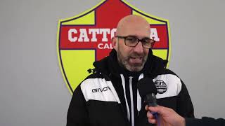 Cattolica vs Sampierana 21 intervista al mister Federico Barontini al termine della gara [upl. by Cassella873]