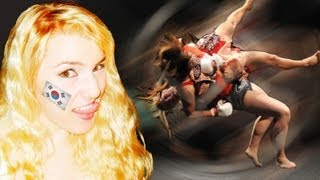 MMA Girl English Teacher Fighting in Korea HD [upl. by Anilag]