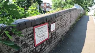 Anti Tank Blocks by the tramline at Willow Lane [upl. by Hamachi]