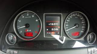 Audi s4 b7 42 V8 Quattro acceleration 0100 [upl. by Aiveneg]