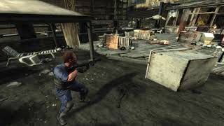 Max Payne 3 NPC Battle  Cracha Preto vs UFE [upl. by Hakym862]