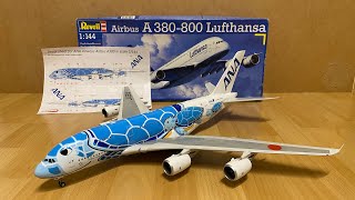 Assembly  Revell 1144 scale Airbus A380 ANA Flying Honu „Lani“  Zocker J [upl. by Cope952]