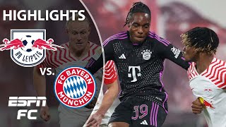 RB Leipzig vs Bayern Munich  Bundesliga highlights  ESPN FC [upl. by Lexerd748]