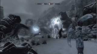 Skyrim Dragonborn DLC How to Find Kill and Conjure Karstaag [upl. by Ipoillak]