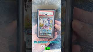 Glaceon VMAX ❄️✨ Is this the best Eveelution pokemoncardgame tradingcards glaceon psa pokemon [upl. by Madanhoj693]