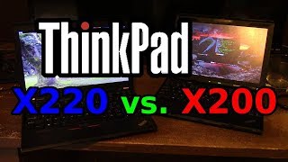 ThinkPad X200 vs X220 Comparison [upl. by Donetta609]