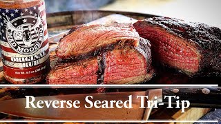 Reverse Seared TriTip on The Masterbuilt Gravity Series 1050 Smoker Keto Friendly  Plus Review [upl. by Warford38]