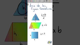 Área de las Figuras Geométricas energymath maths [upl. by Mellins]