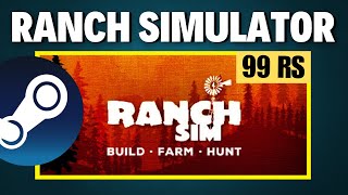 Ranch Simulator Steam Under 100₹  How To Purchase Ranch Simulator In 100₹ [upl. by Ennaillij]