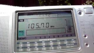 Russkoe Radio Moskva 1057  received in Germany 1700 km [upl. by Kubetz]