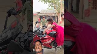 funny minibiker comedy minibikers cute fun tiktokvideo funnyshorts minibike [upl. by Annol]