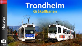 【4K】TRONDHEIM TRAM  Gråkallbanen 2019 [upl. by Yeo299]